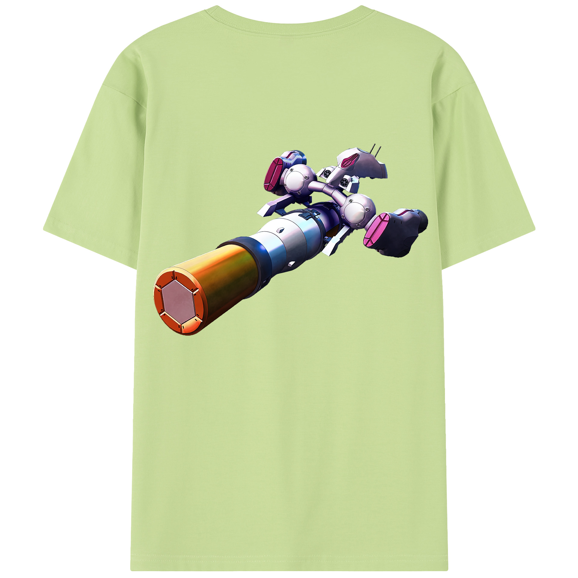 （画像用） 機動戦士ガンダム Mobile Suit Gundam 綿100％半袖Tシャツ（背面プリント）